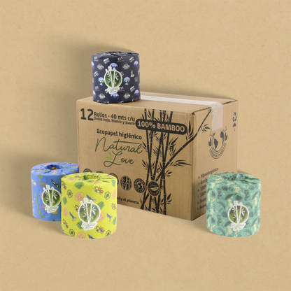 Papel Higiénico Premium de Bamboo